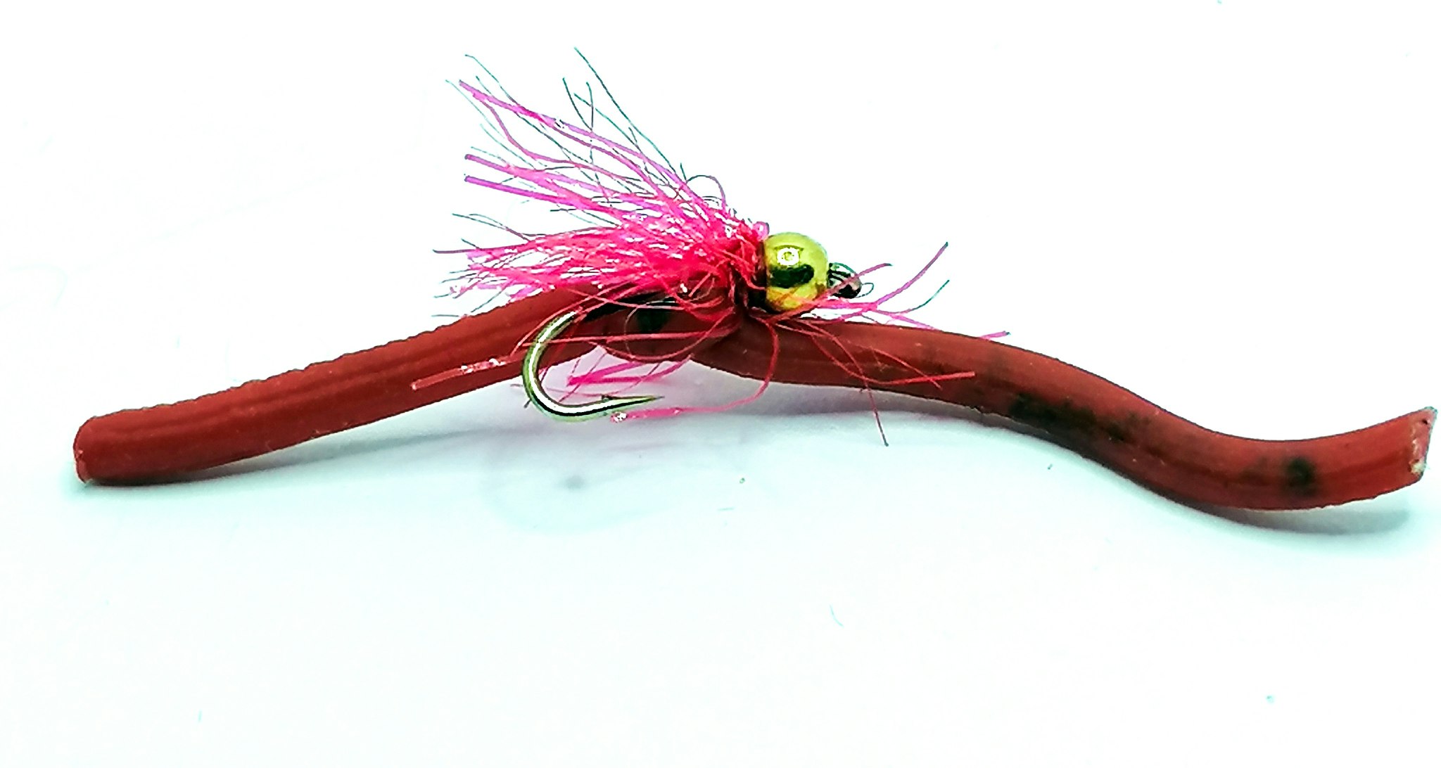 BH Egg Sucking Squirmy Worm Red #14