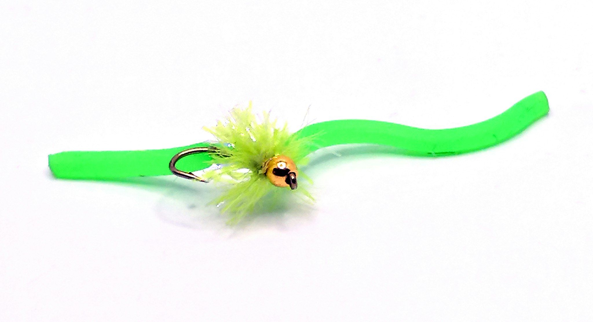 BH Estaz Egg Squirmy Worm Chartreuse #14