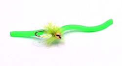 BH Estaz Egg Squirmy Worm Chartreuse #14