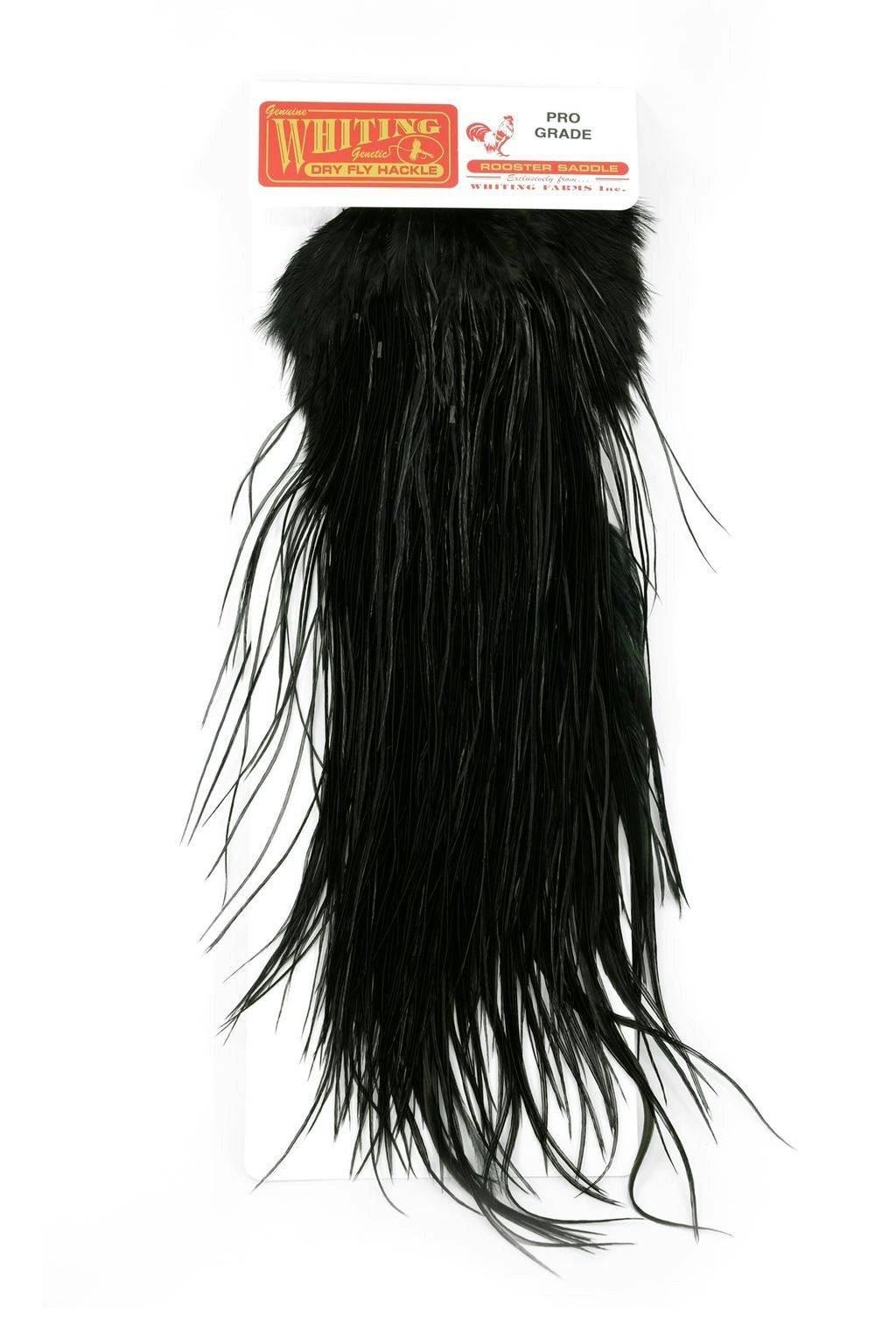 Whiting Pro Grade Midge Saddle Black