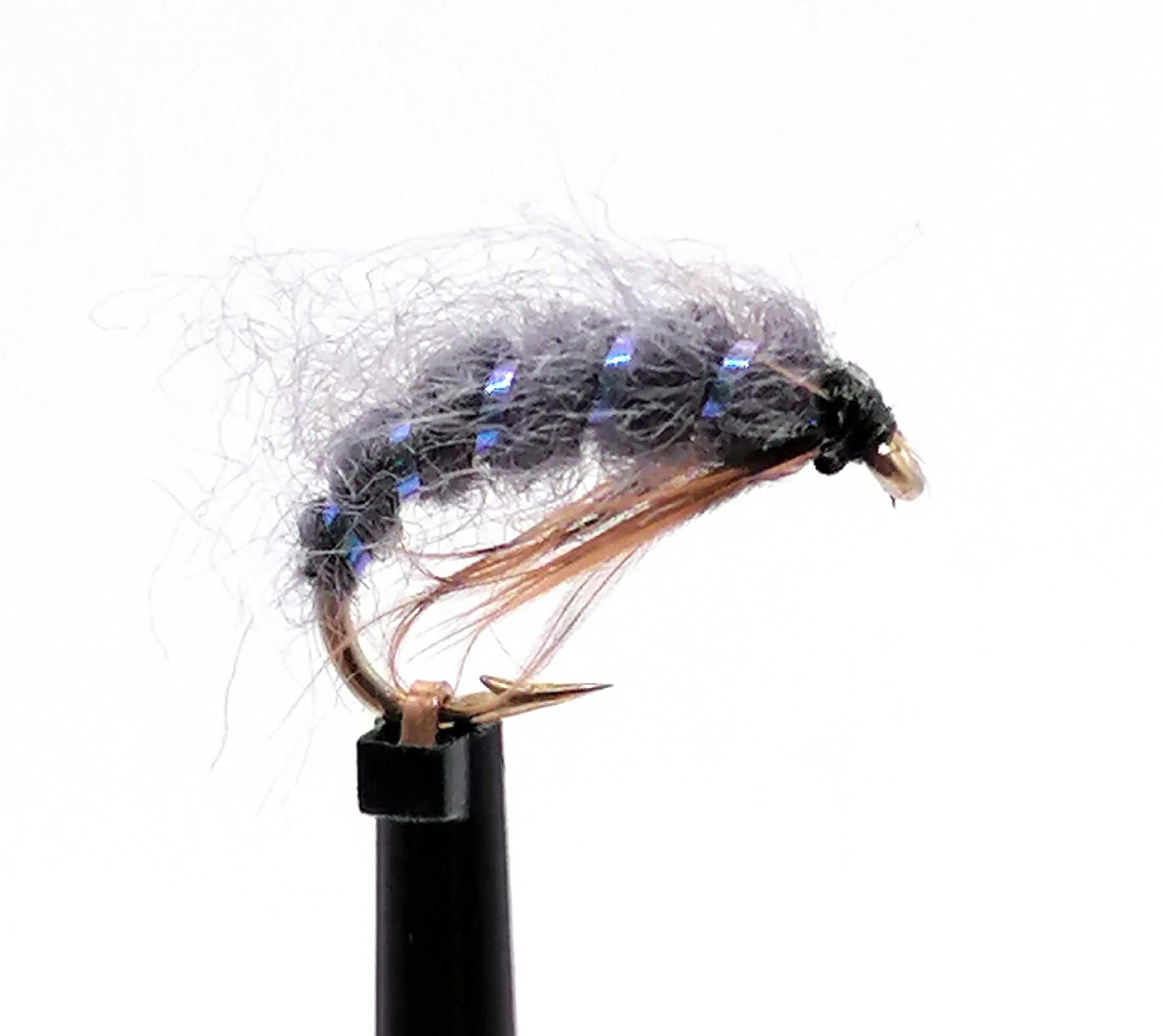 Czech-Ribbed-Nymph-Pearl-Gray #14