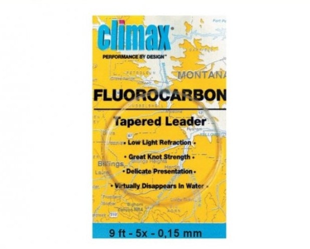 Climax Fluorocarbon Tapered Leader 9ft