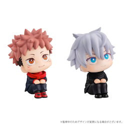 Megahouse Lookup Jujutsu Kaisen Itadori Yuji & Gojo Satoru [with Gift] 2 Sitting Pillows