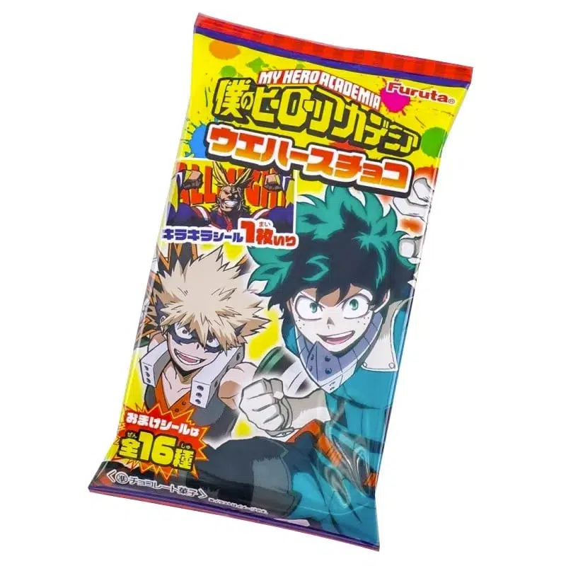 Furuta My Hero Academia Chocolate Wafer with card