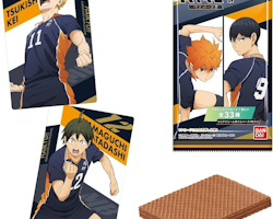 Bandai haikyu wafer with card