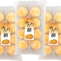 Daifuku Mochi (Rice Cake)- Orange Flavor 8pc