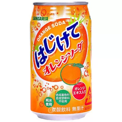 Sangaria Hajikete Orange Soda 350ML