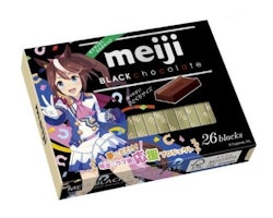 Meiji Milk Black Chocolate Umamusume  Pretty Derby 120G