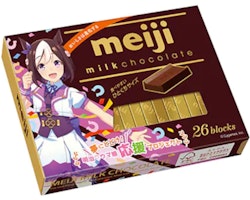 Meiji Milk Chocolate Umamusume  Pretty Derby 120G