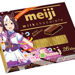 Meiji Milk Chocolate Umamusume  Pretty Derby 120G