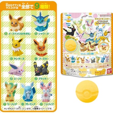 Bandai bikkura tamago ( Bath Bomb) pokemon eevee friends figure