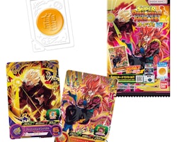 Bandai Super Dragon Ball Heroes Card with gummy candy