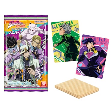 Bandai JoJo’s Bizarre Adventure Vanilla Wafer & Collectors Card