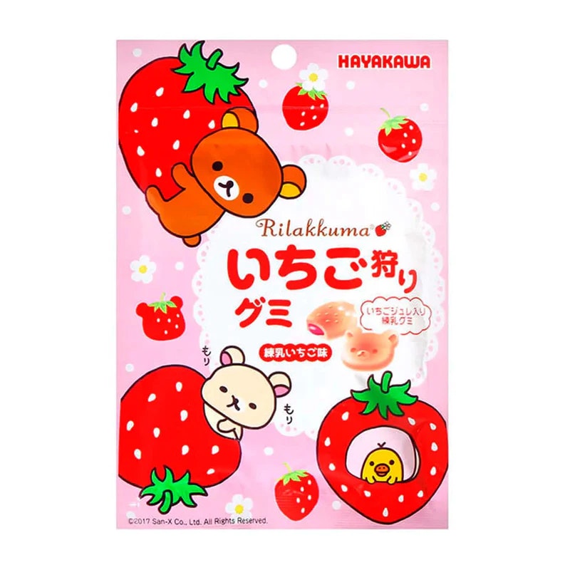 HAYAKAWA RILAKKUMA ICHIGO-GARI GUMMY 40G