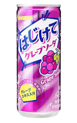 Sangaria Hajikete Grape Soda Can 250ml