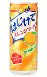 Sangaria Hajikete Orange Soda Can 250ml