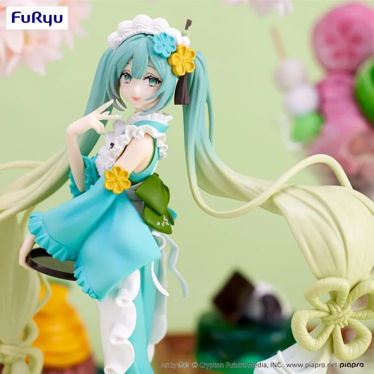 Vocaloid SweetSweets Series Hatsune Miku (Matcha Green Tea Parfait Mint Ver.) Exceed Creative Figure