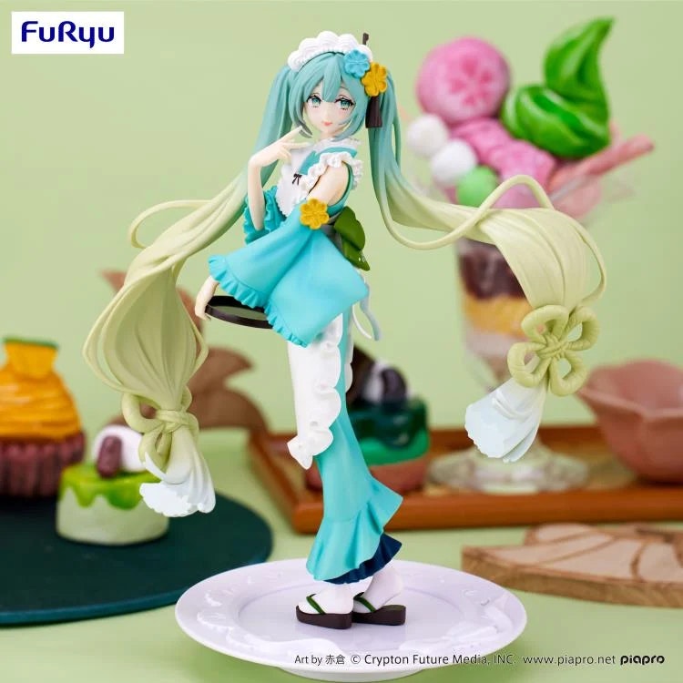 Vocaloid SweetSweets Series Hatsune Miku (Matcha Green Tea Parfait Mint Ver.) Exceed Creative Figure