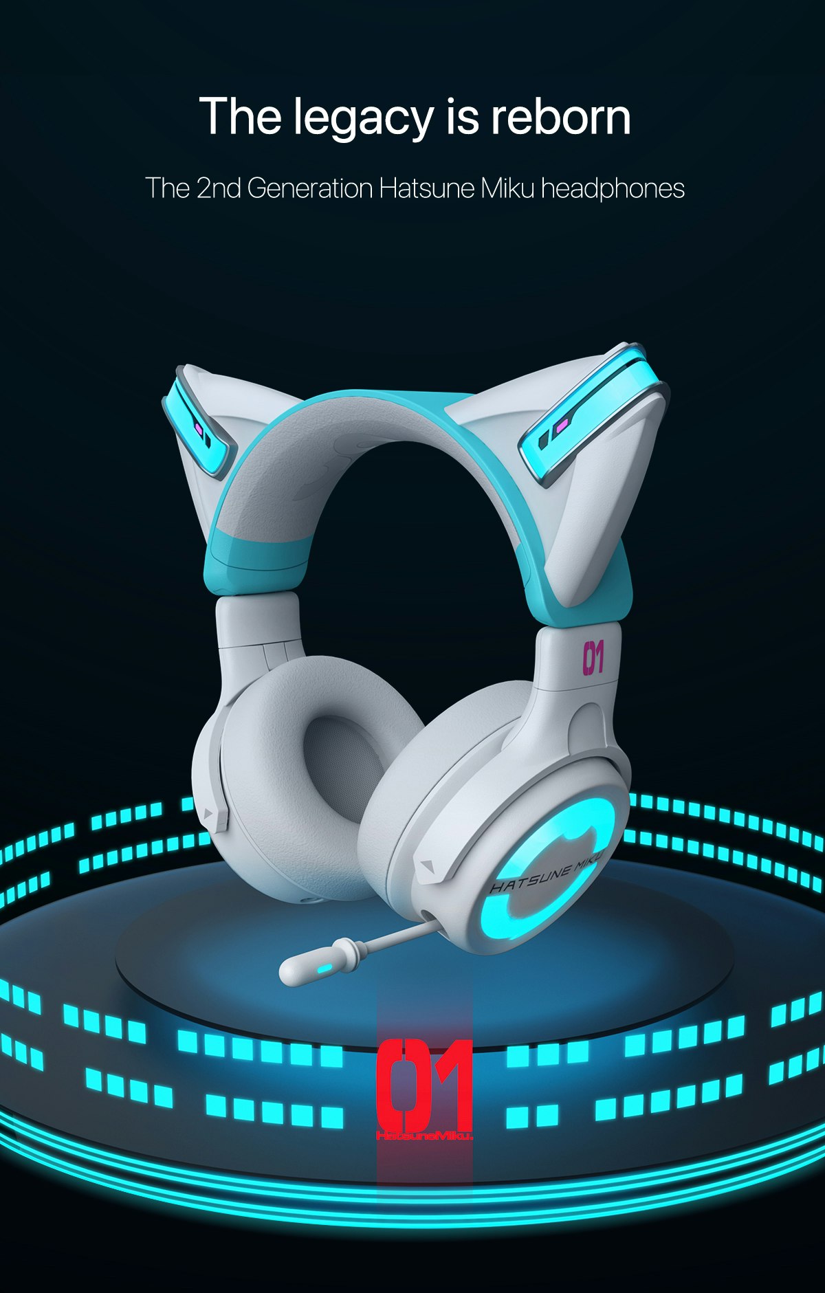 Cat Ear Headphones Hatsune Miku NX