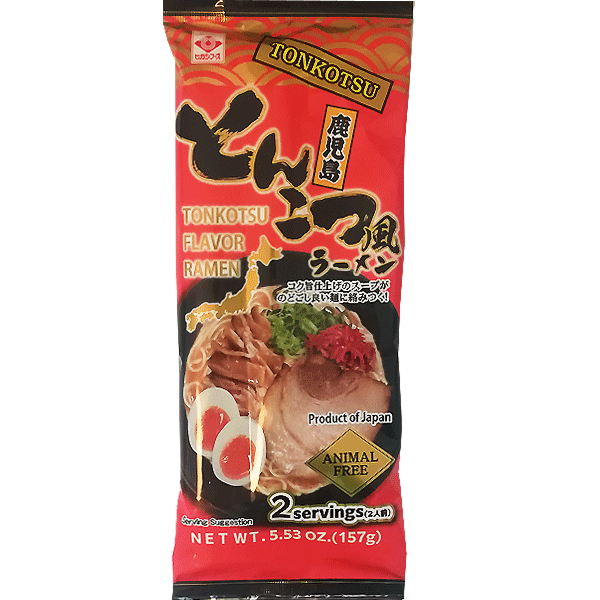 Higashimaru Kagoshima Tonkotu-fu Ramen, Animal Free, 2 Servings 157g