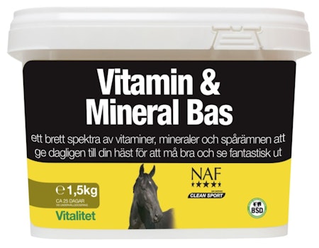 NAF Vitamin & Mineral Bas 1,5kg
