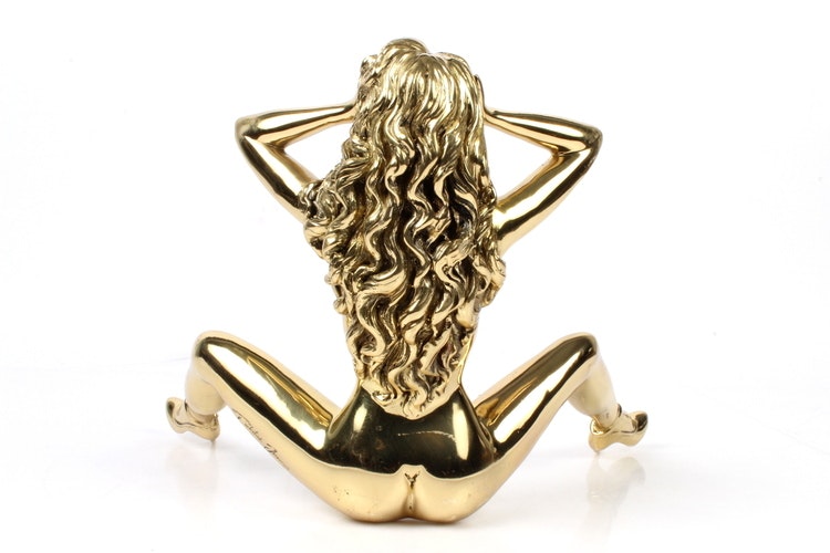 Robbi Jones "Coco 2" - Polished brass sculpture