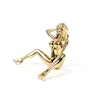 Robbi Jones "Coco 2" - Polished brass sculpture