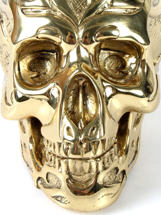 Robbi Jones, "Skull" - Polerad mässing