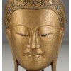 Buddha mask från Thailand på stativ - 93 cm hög