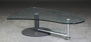 Soffbord från Rolf Benz med glasskiva - 157 cm