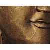 Buddha mask från Thailand på stativ - 93 cm hög