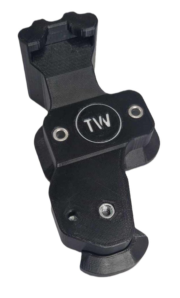 Volvo bolt on adapter, Pedal + Fäste V2.