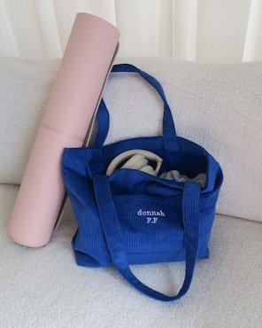 Corduroy Bag - Cobalt