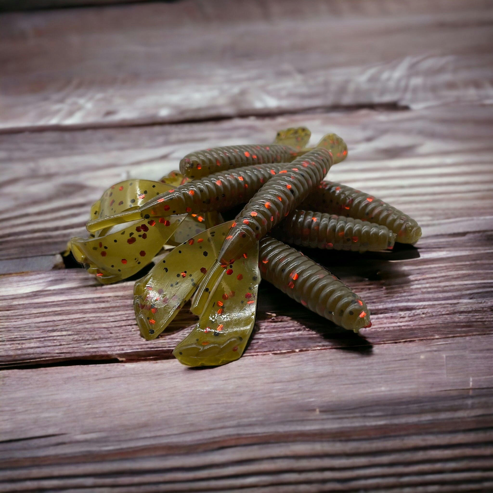 Rocket Bug  Green pumpkin flake  (6pack)