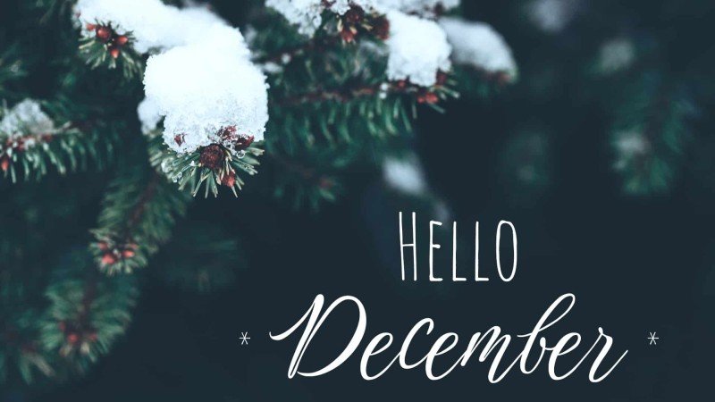Välkommen december årets sista månad