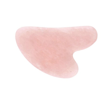 Gua Sha Rosenkvarts massagespatel