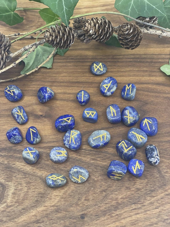 Lapis Lazuli run Set, 1-2cm