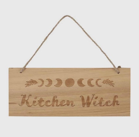 Skylt kitchen witch
