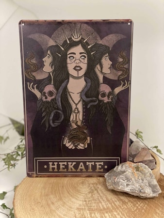 Metall skylt Hekate