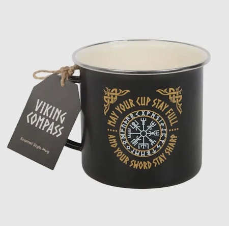 Emalj mugg viking