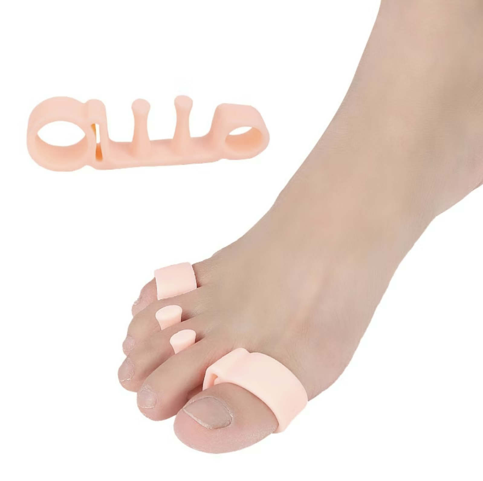 Hallux valgus tåspridare (smalt avstånd, 2st)