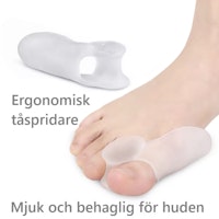 Hallux valgus korrigerande tåskiljare (2st)