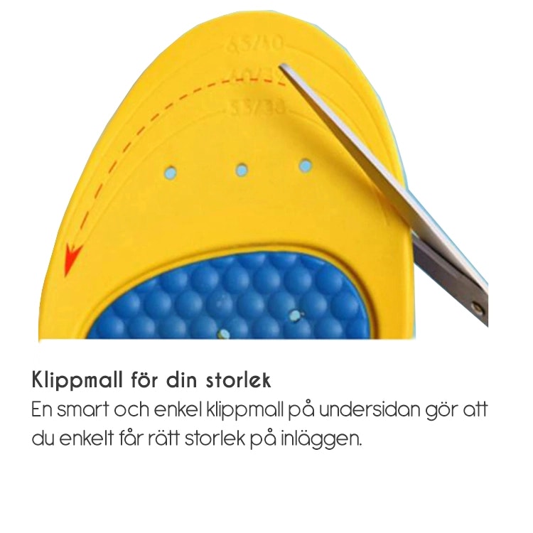 Skoinlägg hälkudde
