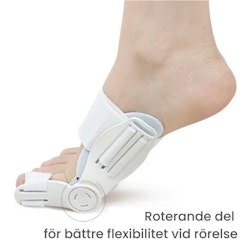 Hallux valgus korrigerande & roterande stöd