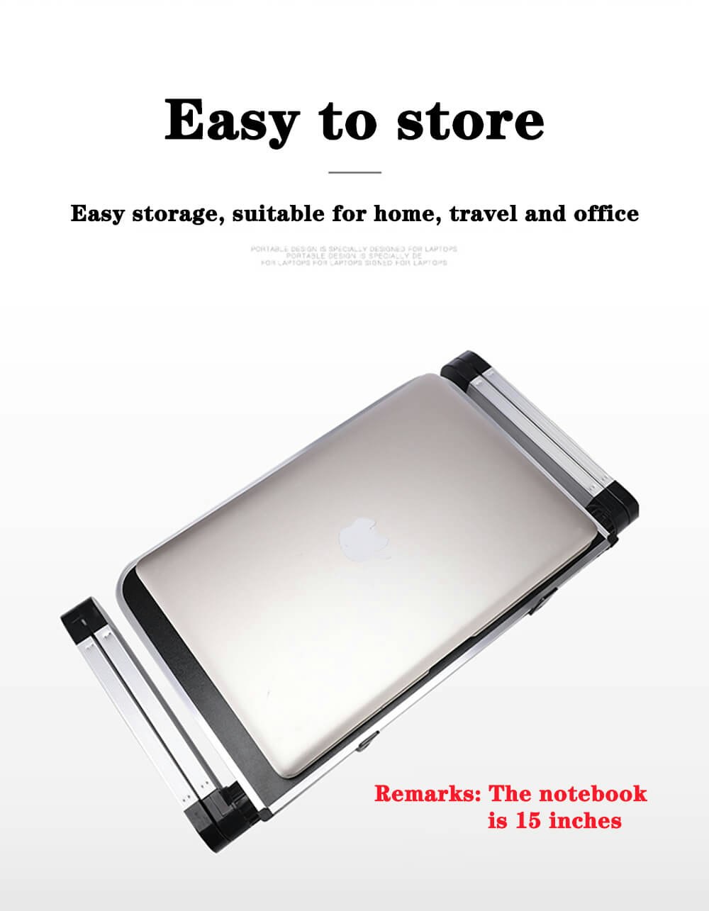Justerbart laptopställ