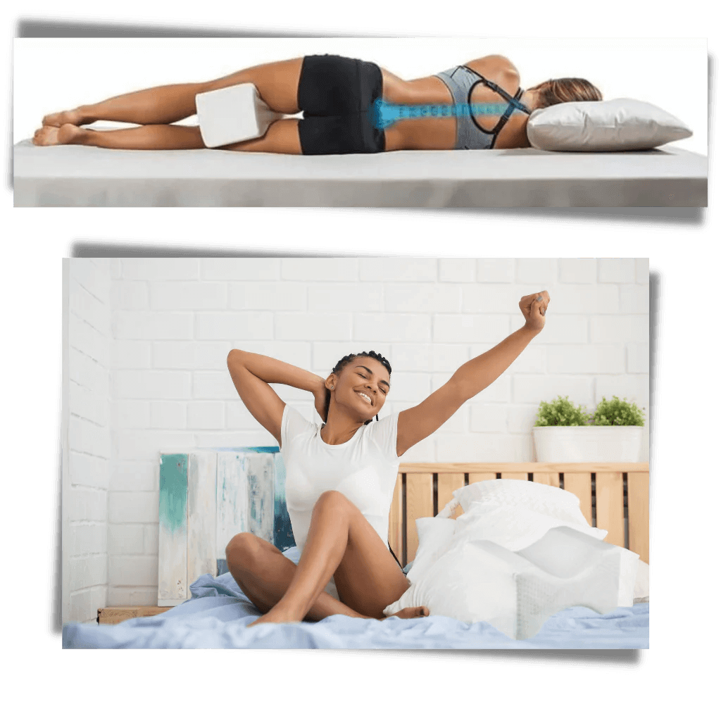Knä- och benkudde av memory foam