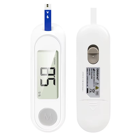 Blodsockermätare Kit – Diabetes Testset med 50 Teststickor & Snabbt Resultat