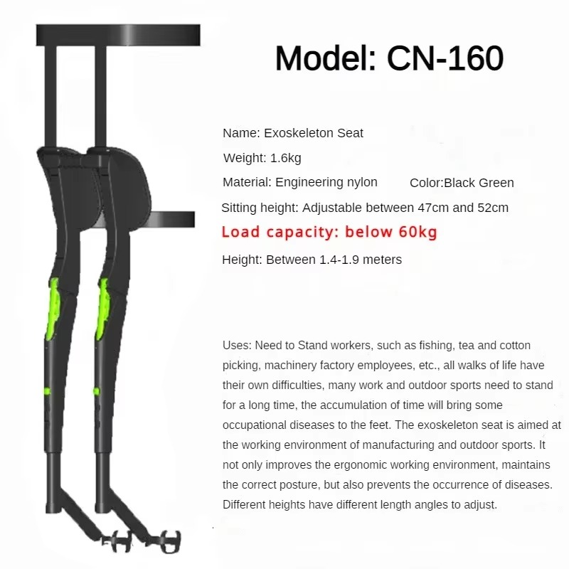 Exoskelett-Stol för Rehab & Avlastning – Vikbar, Bärbar & Smärtlindrande