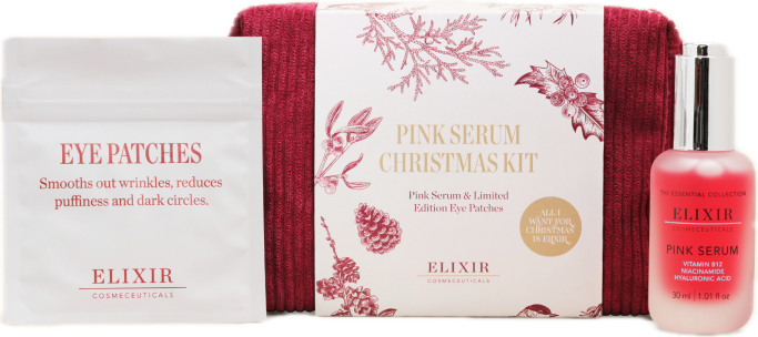 Pink serum christmas kit