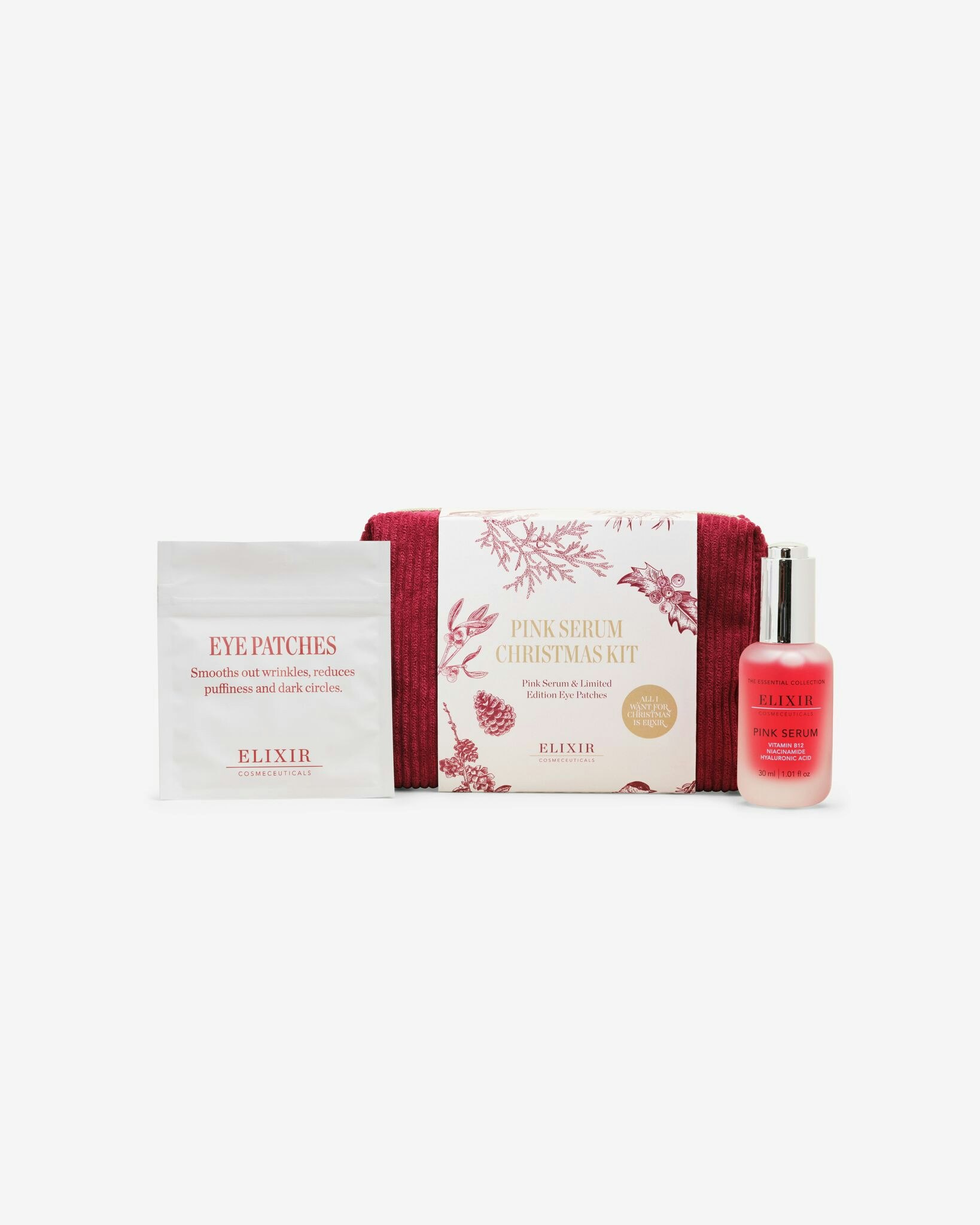 Pink serum christmas kit